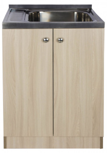 Тумба кухонная 600 х 600 (520) ясень шимо светлый 6060.75