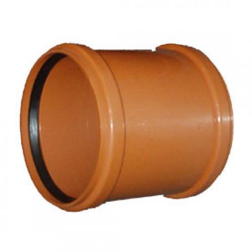 Муфта двухраструбная d = 160см (рыжий)  ПФ (10)