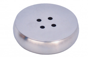 L424-2 Мыльница настольная круг. металл LEDEME