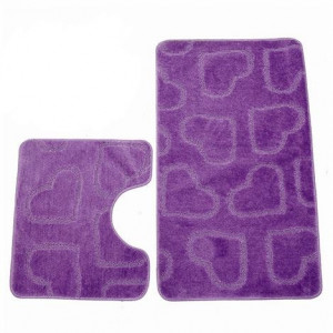 Набор ковриков для ванной и туалета 55*90, ZALEL, Lilac