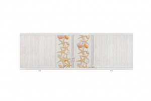 Экран под ванну пластиковый профиль DK L-1,5 морской бриз w