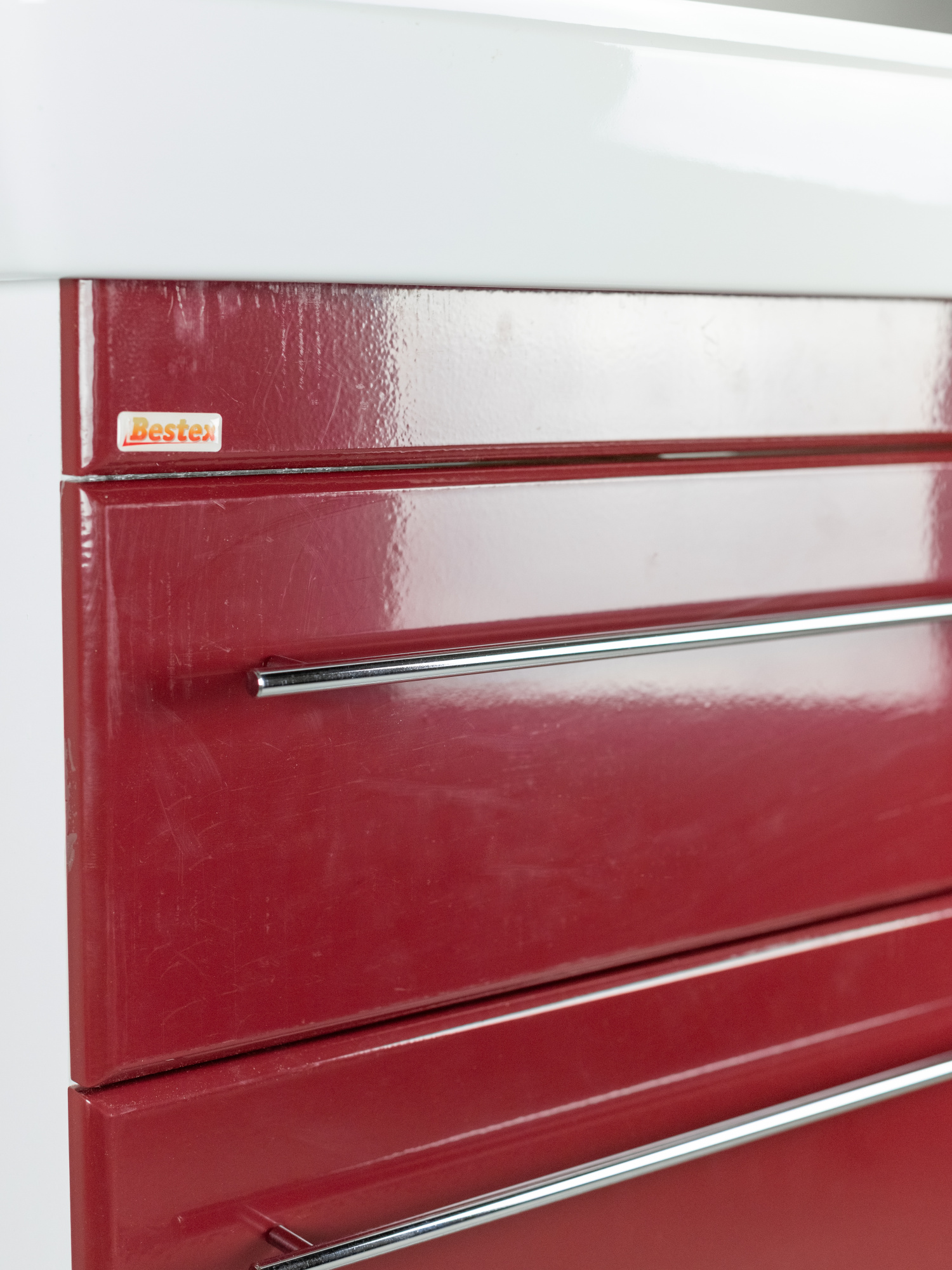 Тумба 80 Премьер (под раковину "Рома-80") бордо глянец 1614.10 w