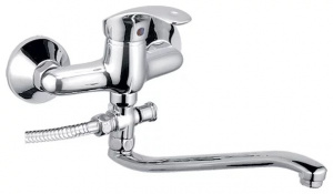 L2136 Смеситель для ванны излив S 30 см  дивертор LEDEME