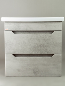 Тумба 60 подвесная Милан (под раковину Como-60), Камень светлый m