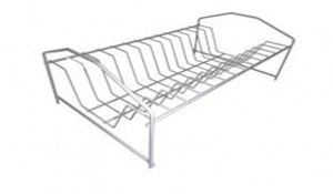 Сушилка для посуды"Мини" 345х220х150мм хром с поддоном (СНП-М/П)