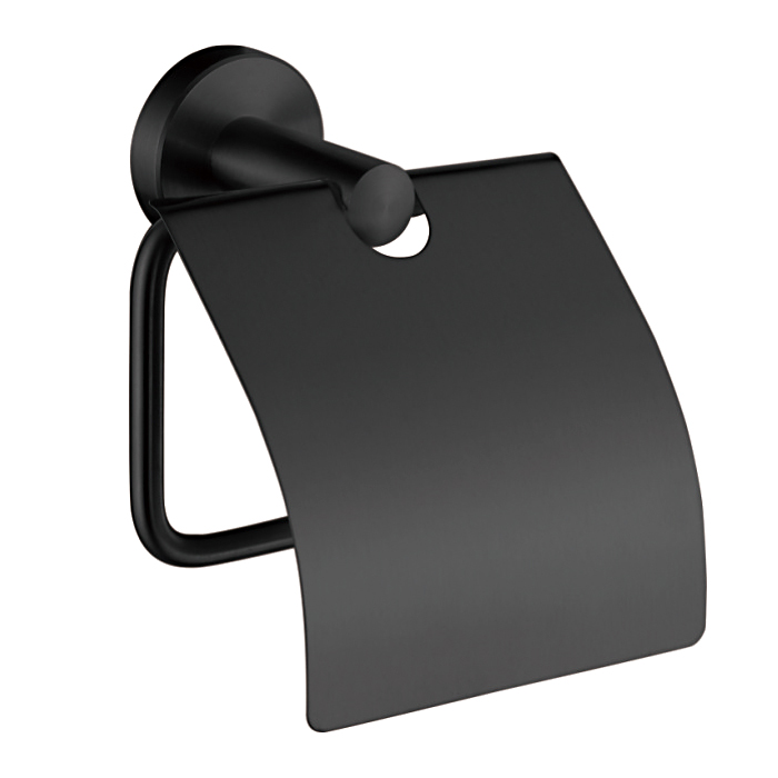 L71703В Держатель для т/бумаги с крышкой черный LEDEMЕ