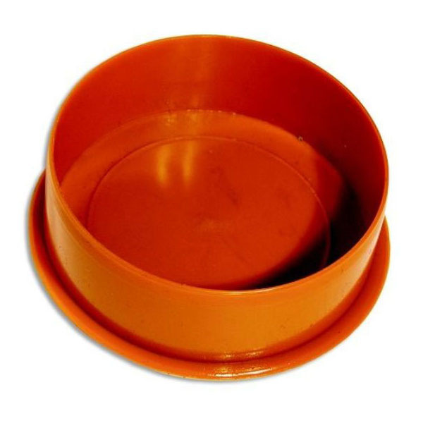 Заглушка d=110 мм ВД рыжая