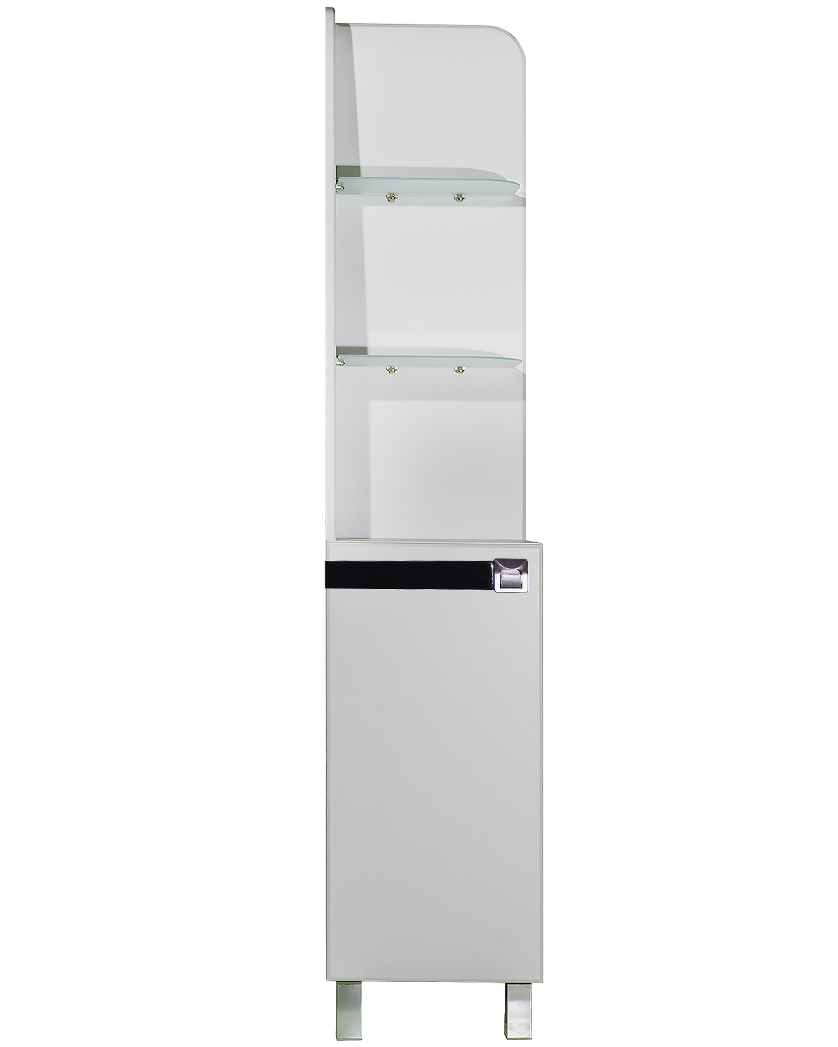 Пенал 35 Фреш (левый) бело-черный 3754.2/48L w