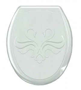 Сиденье д/унитаза жесткое "Лебедь" арт.104-405-00