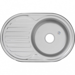 мойка врез. HLD 7750 0,6/160 овальн. универсал декор (15) 154 MELANA