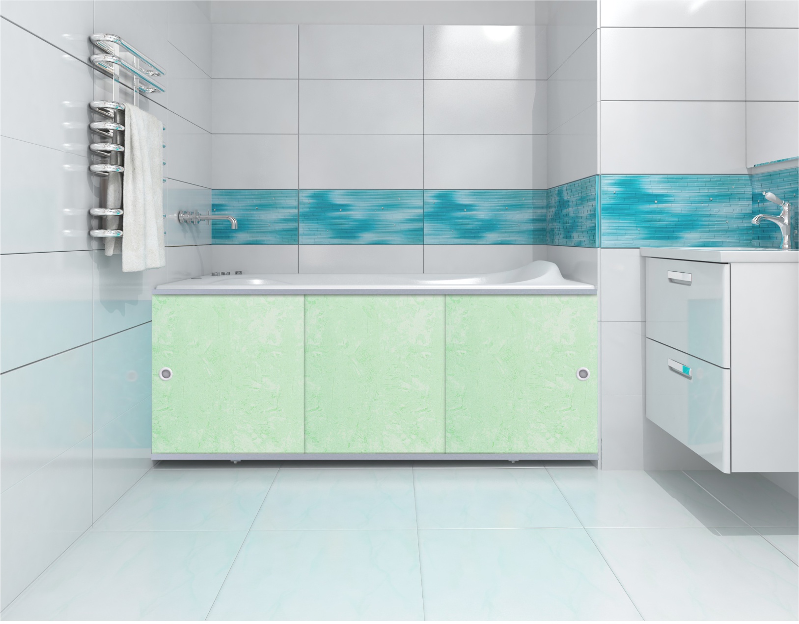 Экран п/в "Премиум" зеленый 1,48