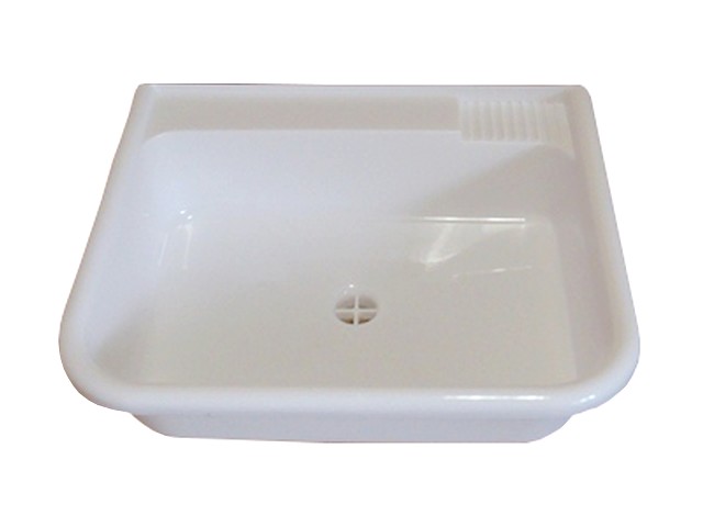 Раковина с выпуском (полипропилен 360х420х140) М