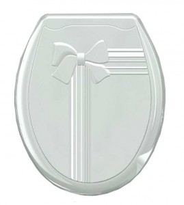 Сиденье д/унитаза жесткое "Бантик" арт.104-404-00