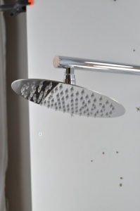 Лейка для душа LST 7024 круглая подсолнух/нерж, D20, к/к САНТАКОМ