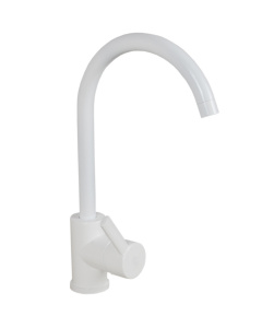 P04-001w  однозахватный полимерный Смеситель для кухни, белый