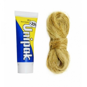 Набор монтажный универ паста для уплот резьб соед+лен (25мл+7гр) в тубе графит SANFIX 40713