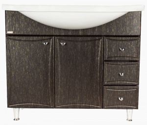 Тумба 100 Грация (под раковину "Эльбрус-100") венге, 0814.3 w