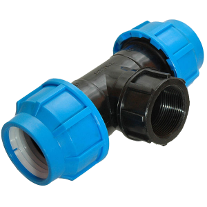 Тройник 32х1/2"х32 в/р ПНД (40/10)