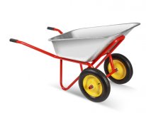 Тачка строит. 110л 240кг, 2к с 25 подшип.к.3.25-8/25  32.110.240  (оранжевые) п/у