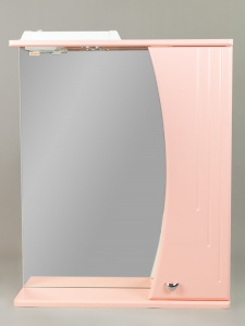 Зеркало 55 Восход (правый) розовый СВ, 0723c.15R w