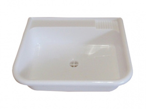 Раковина с выпуском (полипропилен 360х420х140) М