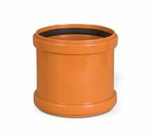 Муфта d = 110 мм рыжая