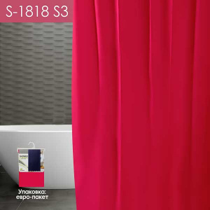 GS-1818 S3 Штора д/в 180х180 Коралловая 100% полиэстер+EVA