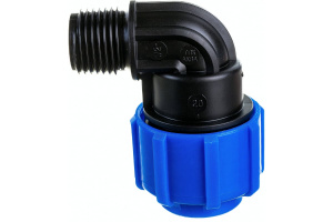 Уголок (Отвод) 32х1/2" н/р ПНД (80/20)