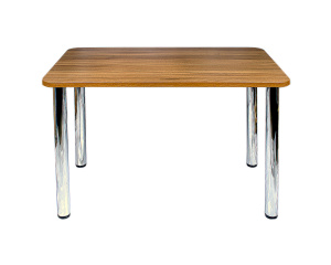 Кухонный стол 1100х600  Орех с закругленной столешницей