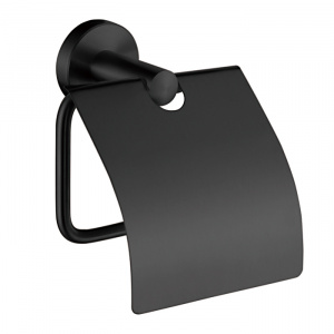 L71703В Держатель для т/бумаги с крышкой черный LEDEMЕ