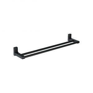 L30309B Полотенцедержатель двойной черный LEDEME