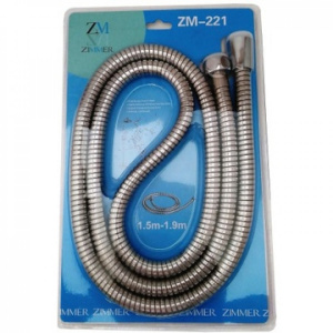 Шланг душ.1,5м-1,9м имп/имп в блистере ZM-221