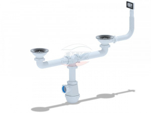 A 30 45 Сифон Ани Грот 3 1/2"*40 двойной с гибким перел. АНИ