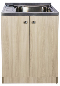 Тумба кухонная 600 х 500 (420) ясень шимо светлый 6050.75