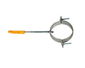 Кронштейн круглый универсальный ККУ 100/160/0,9/дюбель