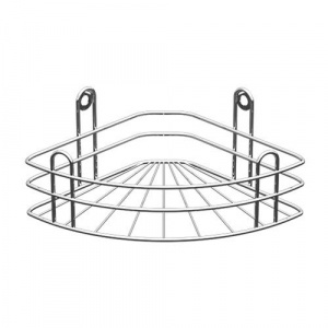 Полка 1-а ярусная угловая страйт глубокая  хром (вку-2.1.3)