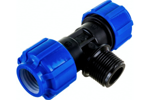 Тройник 20х3/4"х20 в/р ПНД (80/20)