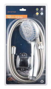 Комплект для душа (шланг+лейка+держатель) в блистере DK-5210 A