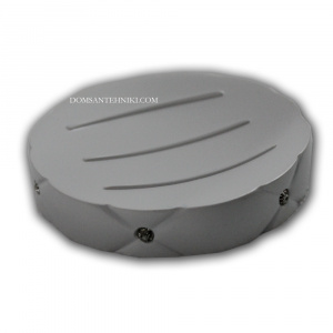 L425-2 Мыльница настольная овал. пластик белая LEDEME 