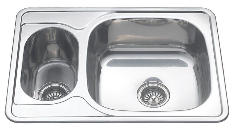 мойка врез. HLD 5070 0,8/180 RS  двухчашев (8) 115RS MELANA