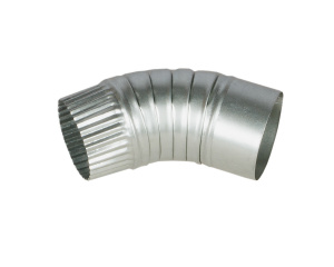 Водосток круглый колено универсальное ВККУ 100/45/0,5