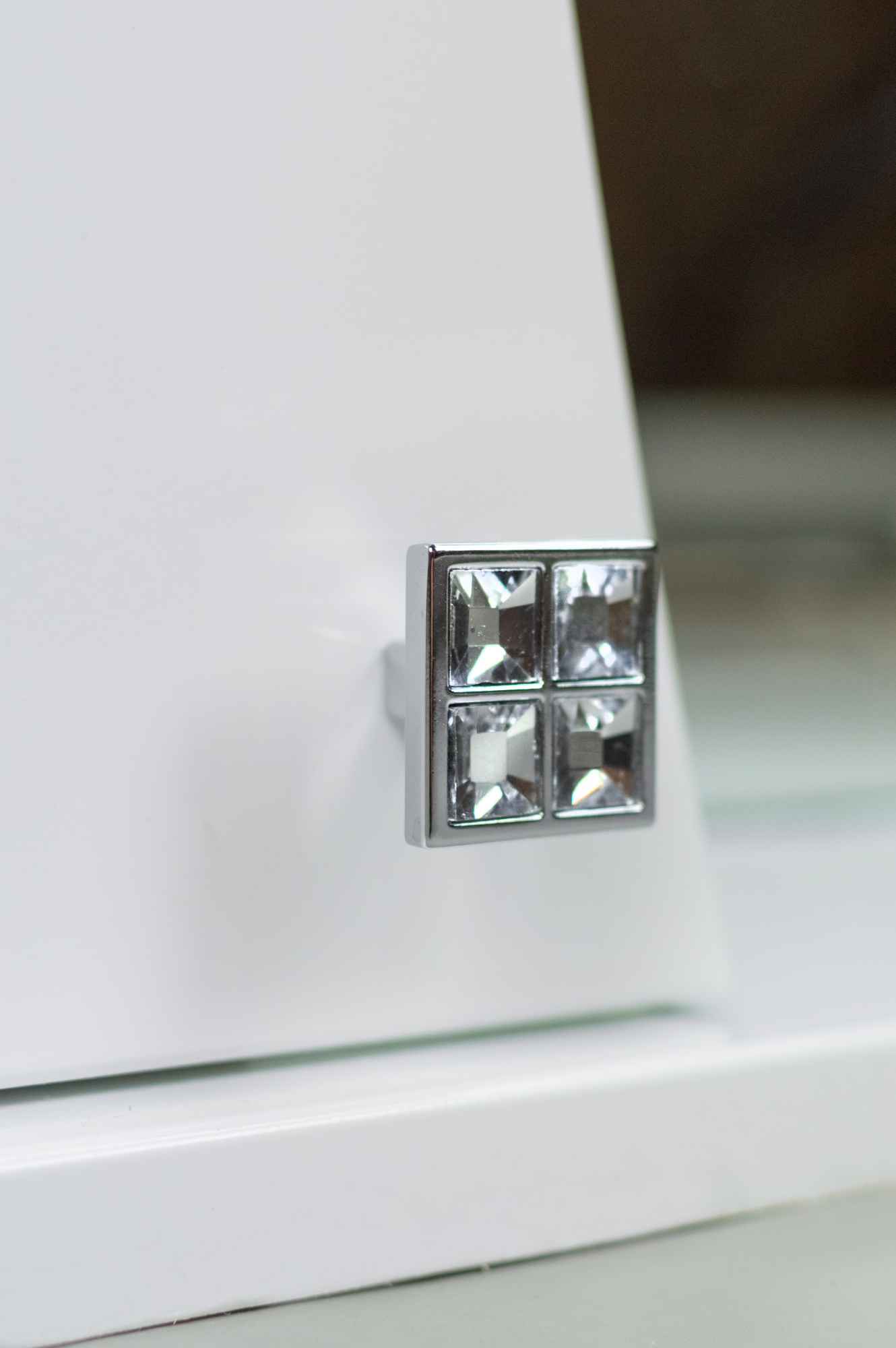 Зеркало 55 Селена(Лана) СВ Белый глянец m v