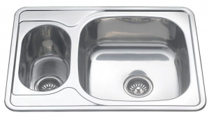 мойка врез. HLD 5070 0,8/180 RS  двухчашев (8) 115RS MELANA